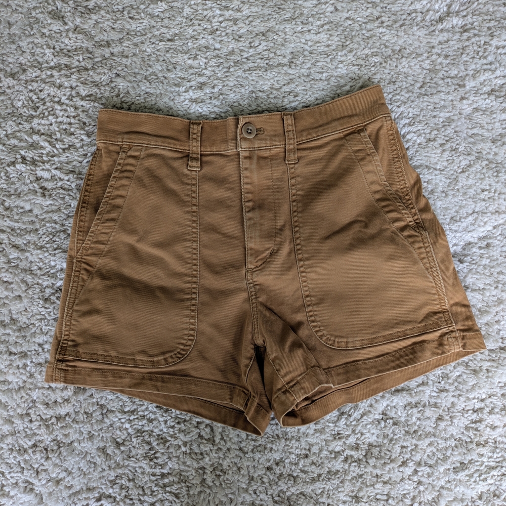 Madewell High Waist Tan Women's Shorts